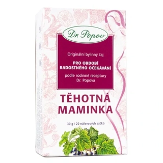 Těhotná maminka – porcovaný bylinný čaj 30 g (20 sáčků)