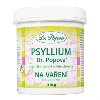 Vláknina Psyllium NA VAŘENÍ, dóza, 310 g Dr. Popov