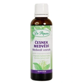 Česnek medvědí, originální bylinné kapky, 50 ml Dr. Popov