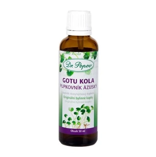 Gotu kola , originální bylinné kapky, 50 ml Dr. Popov