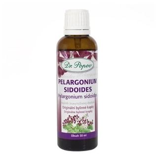 Pelargonium sidoides, originální bylinné kapky, 50 ml