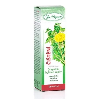 Čištění – originální bylinné kapky 50 ml