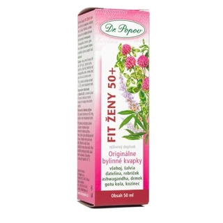 Fit ženy 50+ – originální bylinné kapky 50 ml