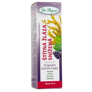 Štítná žláza – originální bylinné kapky 50 ml