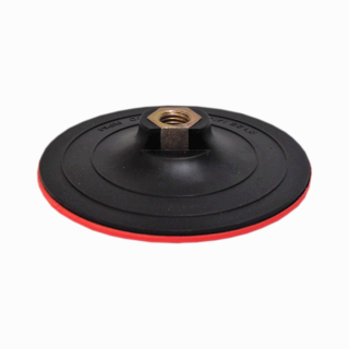 TOPTRADE podložný talíř se suchým zipem, M14, Ø 125 mm