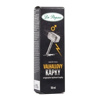 Dr. Popov Valhallovy kapky – originální bylinný extrakt, 50 ml