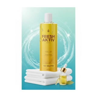 Fresh Aktiv vonný olej na praní – žlutý, 500 ml (100 praní).
