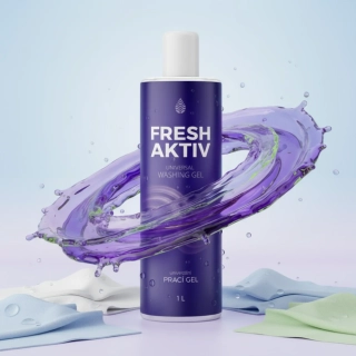 Fresh Aktiv prací gel fialový 1 l