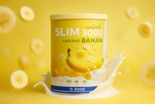 SLIM 3000 Coctail – banán (420 g / ~60 porcí)