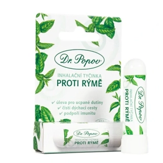 Inhalační tyčinka PROTI RÝMĚ Dr. Popov