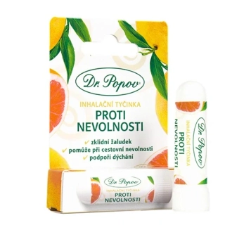 Inhalační tyčinka PROTI NEVOLNOSTI Dr. Popov