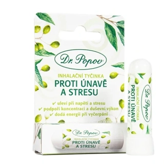 Inhalační tyčinka PROTI ÚNAVĚ A STRESU Dr. Popov
