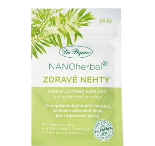Nanonáplast ZDRAVÉ NEHTY, 24 ks Dr. Popov