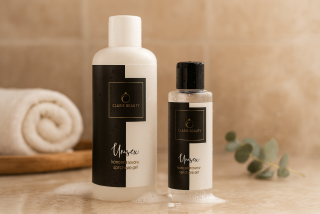 Unisex sprchový gel – KONCENTRÁT s medem a Aloe Barbadensis, sada 200 + 500 ml (700 ml) | Claris Beauty.