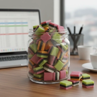 Pedro lékořicové kostky 1 kg