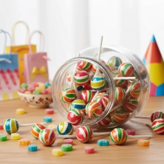 Hors Kuli Kuli duhová roksová lízátka 600 g (cca 60–80 ks)