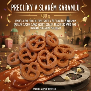 Preclíky ve slaném karamelu 400 g