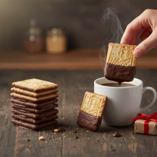 Polomáčené mléčné sušenky 432 g (12×36 g)