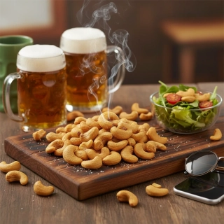 Kešu jádra pražená uzená 400 g