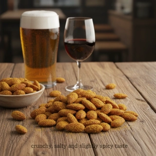 Mandle pražené s příchutí hořčice 400 g