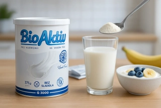 BIOAKTIV KLASIK FAMILY bez příchutě – práškový doplněk s inulinem, probiotiky a stopovými prvky.