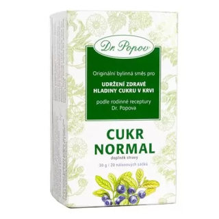 Cukr normal – porcovaná bylinná směs 30 g (20 sáčků)