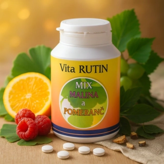 VitaRutin MIX 500 tablet – malina a pomeranč