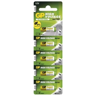 GP 27A 12V speciální alkalická baterie, blistr 5 ks (20 mAh)