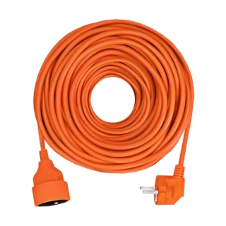 Prodlužovací přívod 25 m, 3×1,5 mm², 1 zásuvka, oranžový (H05VV‑F3)