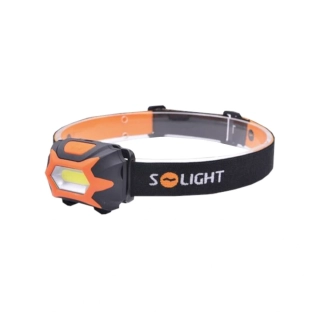 Čelovka LED 3W COB, 150 lm, 3 režimy, IP44