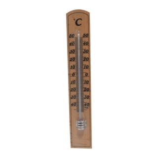 Teploměr pokojový dřevěný 210 mm