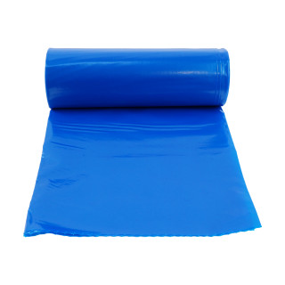 TOPTRADE pytel na tříděný odpad, recyklační, modrý, balení 8 ks, 40 µ, 120 l